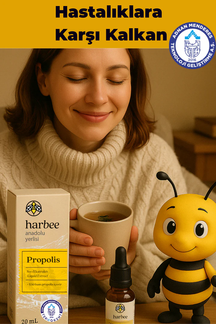 Propolis Damla 20 ml %30 Ham Propolis – %100 Doğal Bağışıklık Desteği | Harbee