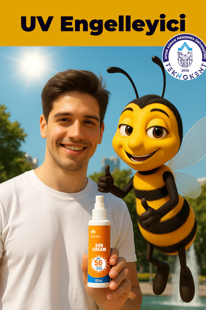 Güneş Kremi SPF 50+ 100 ml – Propolis, Pantenol & Kolajen İçerikli UVA/UVB Koruma | Harbee