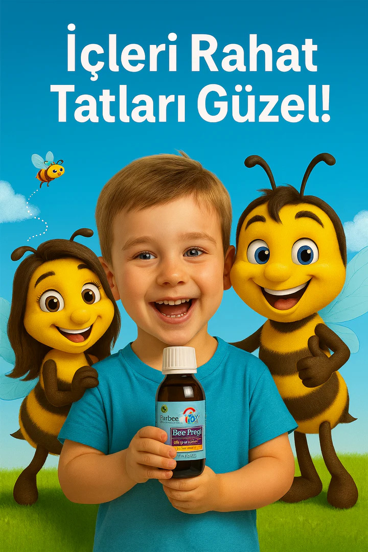 Bee-Fresh Kids Bal & Propolis Şurup 150 ml – C Vitamini ve Çinko Katkılı Takviye Edici Gıda | Bee-Fresh Kids